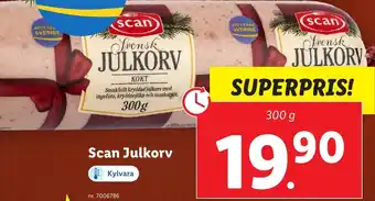 Lidl Scan Julkorv erbjuda