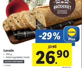 Lidl Levain erbjuda