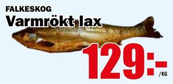 Matdax Varmrökt lax erbjuda