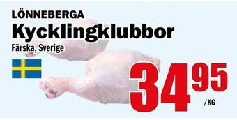 Matdax Kycklingklubbor erbjuda