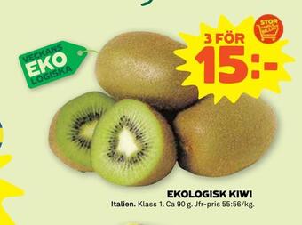 Stora Coop Ekologisk kiwi erbjuda