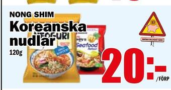 Matdax Koreanska nudlar erbjuda