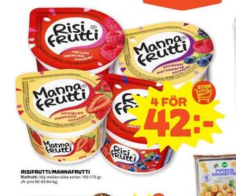 Stora Coop Risifrutti/mannafrutti erbjuda