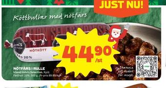 Stora Coop Nötfärs i rulle erbjuda
