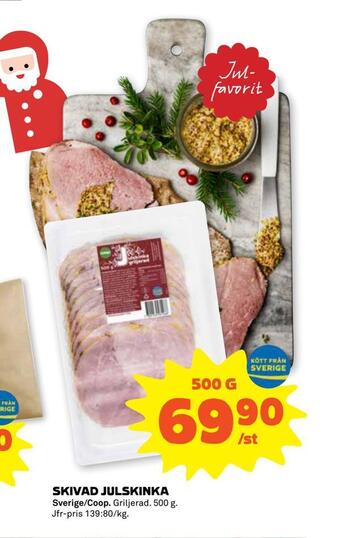 Stora Coop Skivad julskinka erbjuda