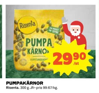 Coop Risenta pumpakärnor erbjuda