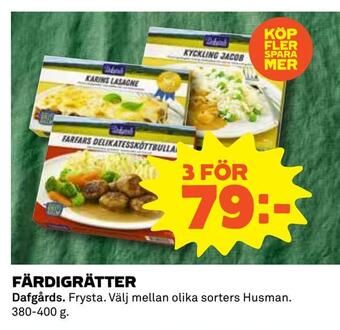Coop Färdigrätter erbjuda