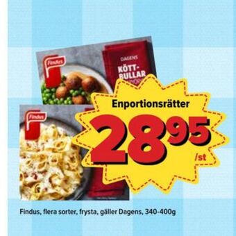 Östenssons Findus färdigrätter erbjuda
