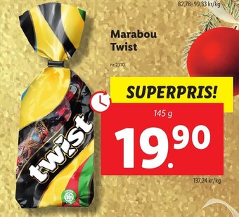 Lidl Marabou Twist erbjuda