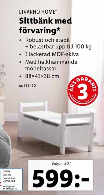 Lidl Sittbänk Med Förvaring erbjuda