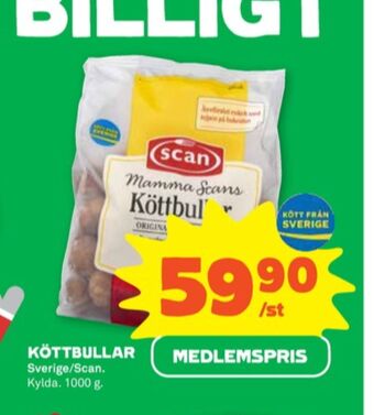 Stora Coop Mamma scan köttbullar erbjuda