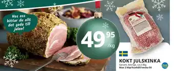 Tempo Garant julskinka erbjuda