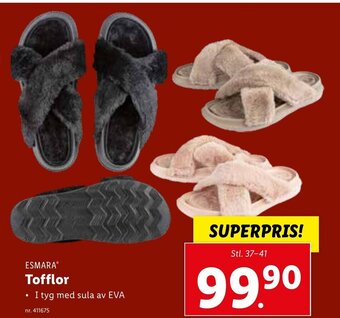 Lidl Tofflor erbjuda