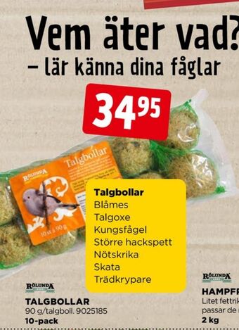 Jem&Fix Rölunda talgbollar erbjuda
