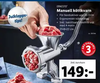 Manuell Köttkvarn