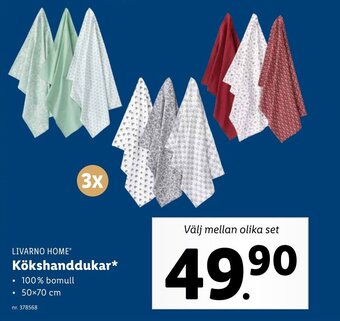 Lidl Kökshanddukar erbjuda
