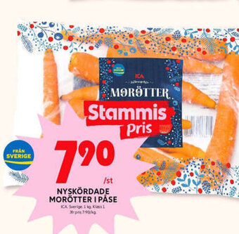 ICA Kvantum Nyskördade Morötter i Påse erbjuda