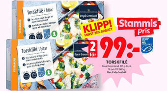ICA Kvantum Torskfilé erbjuda