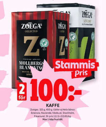 ICA Kvantum Kaffe erbjuda