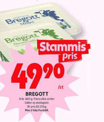 ICA Kvantum Bregott erbjuda