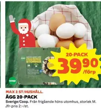 Coop Ägg 20-Pack erbjuda