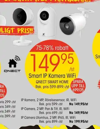 EKO Smart ip kamera wifi erbjuda