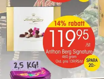 EKO Anthon berg signature erbjuda