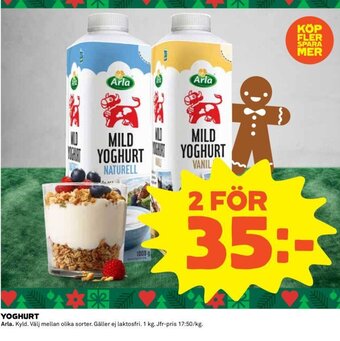 Coop Yoghurt erbjuda