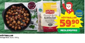 Coop Köttbullar erbjuda