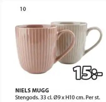 JYSK Niels Mugg erbjuda