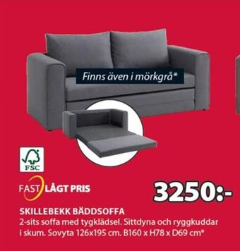 JYSK Skillebekk Bäddsoffa erbjuda