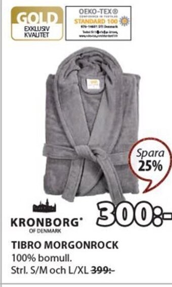 JYSK Tibro Morgonrock erbjuda