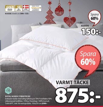 JYSK Royal Nordic Fibertäcke erbjuda