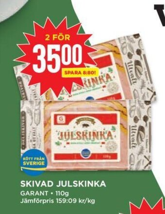 Willys Skivad Julskinka erbjuda