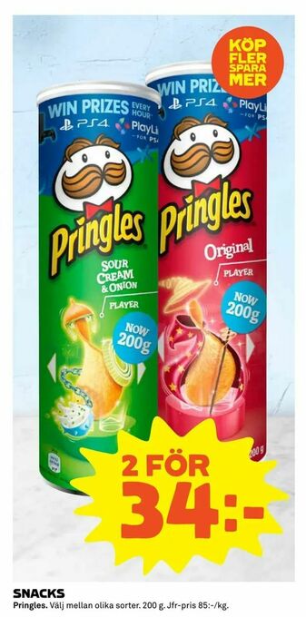 Coop Extra Snacks erbjuda