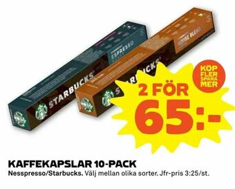 Coop Forum Kaffekapslar 10-pack erbjuda