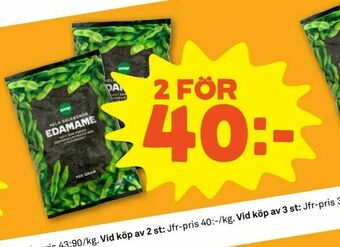 Coop Forum Edamame bönor erbjuda