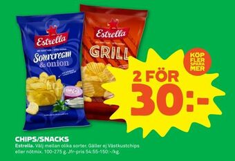 Coop Forum Chips/snacks erbjuda