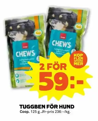 Tuggben för hund
