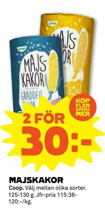 Coop Forum Majskakor erbjuda