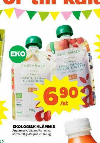 Coop Extra Ekologisk klämmis erbjuda