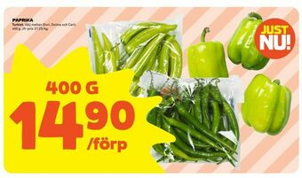 Coop Extra Paprika erbjuda