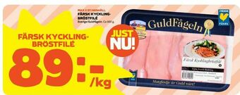 Coop Extra Färsk kycklingbröstfilé erbjuda