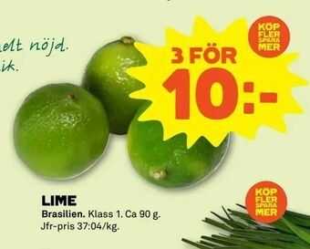 Coop Forum Lime erbjuda