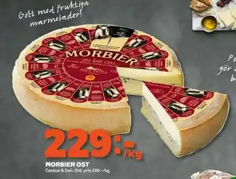 Coop Forum Morbier ost erbjuda