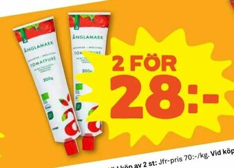 Coop Forum Ekologisk tomatpuré erbjuda