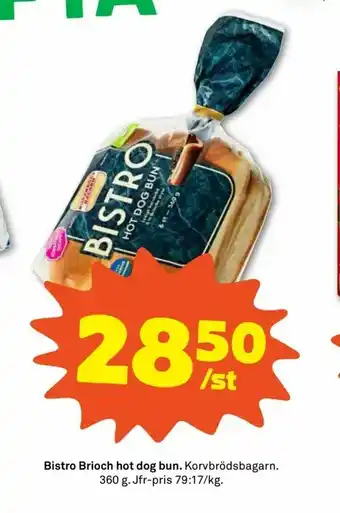 Bistro Brioch hot dog bun