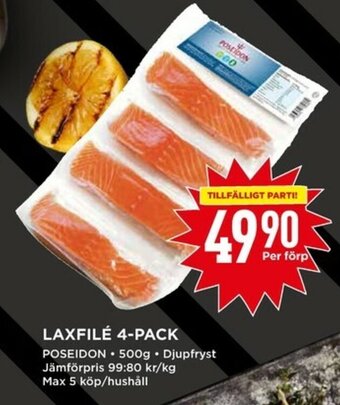 Willys Laxfilé 4-Pack erbjuda