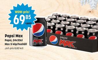 Eurocash Pepsi max erbjuda