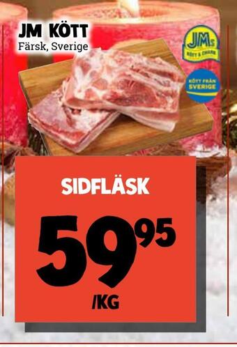 MatArket Sidfläsk erbjuda
